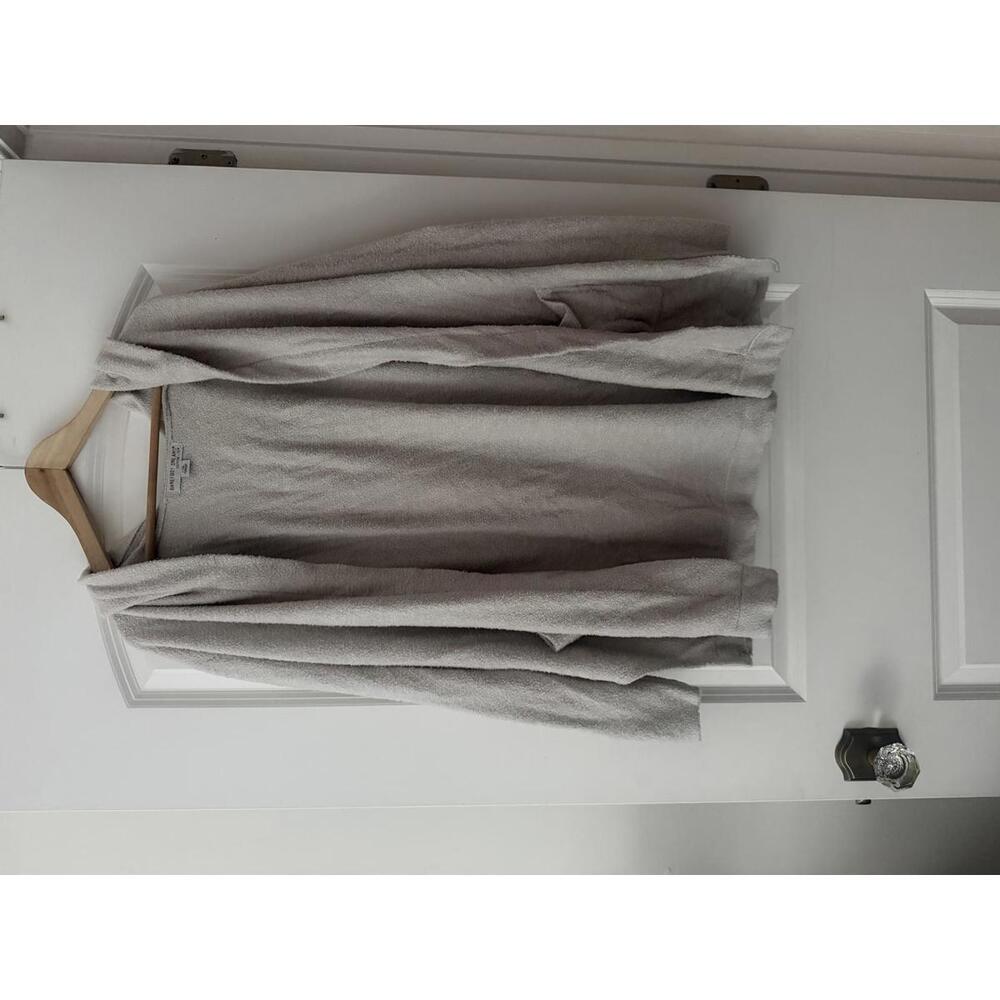 Barefoot Dreams Cozy Chic Hooded Cardigan Beige L/XL